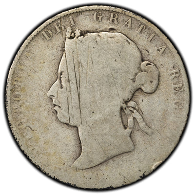 SOLD Canada 1899 50 Cents Half Dollar Silver Coin - Scratched