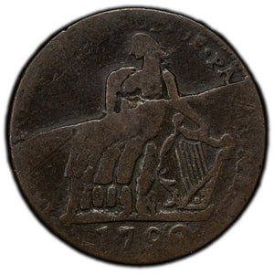 SOLD Ireland 1792 Dublin  1/2 Half Penny Token D&H #178