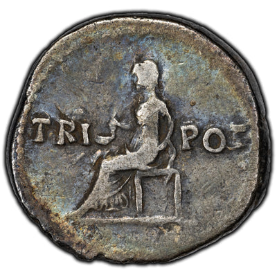 SOLD Ancient Rome Vespasian AD 72-73 Denarius Silver Coin RIC II 37