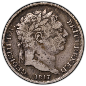 SOLD Great Britain 1817 6 Pence Silver Coin