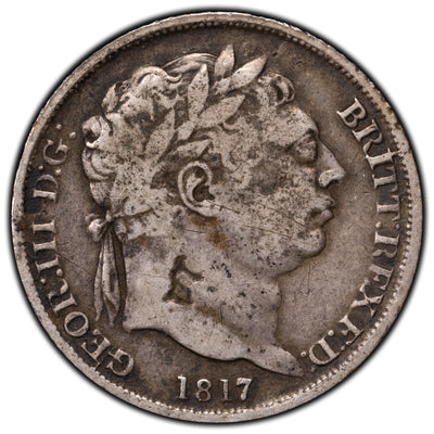 SOLD Great Britain 1817 6 Pence Silver Coin