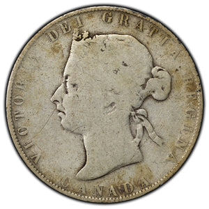 SOLD Canada 1900 50 Cents Half Dollar Silver Coin
