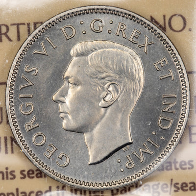SOLD Canada 1937 5 Cents Nickel Coin - ICCS Specimen SP-66 Matte