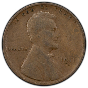 SOLD United States 1911-S 1 Cent Lincoln Wheat Penny Coin