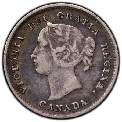 SOLD Canada 1899 5 Cents Silver Coin