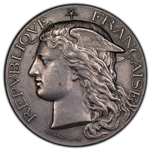 SOLD France 1887 Ministry of Agriculture Silver Medal 42mm