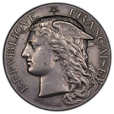 France 1887 Ministry of Agriculture Silver Medal 42mm