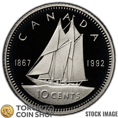Canada 1992 (1867-1992) 10 Cents Coin - Proof Strike