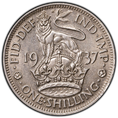 SOLD Great Britain 1937 Shilling Silver Coin