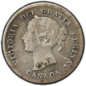 SOLD Canada 1872-H 5 Cents Silver Coin