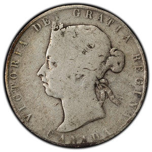 SOLD Canada 1901 50 Cents Half Dollar Silver Coin