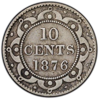 SOLD Newfoundland 1876-H 10 Cents Dime Silver Coin