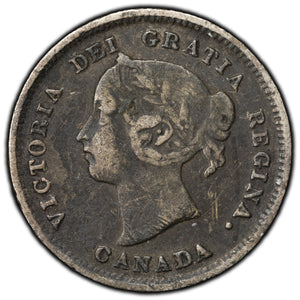 SOLD Canada 1886 Small 6 5 Cents Silver Coin