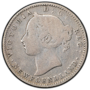 SOLD Newfoundland 1888 10 Cents Dime Silver Coin