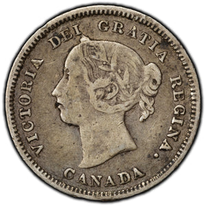 SOLD Canada 1886 Small 6 5 Cents Silver Coin