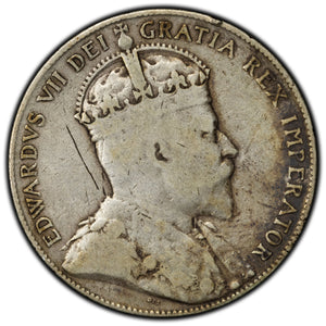SOLD Canada 1903-H 50 Cents Half Dollar Silver Coin - Scratch