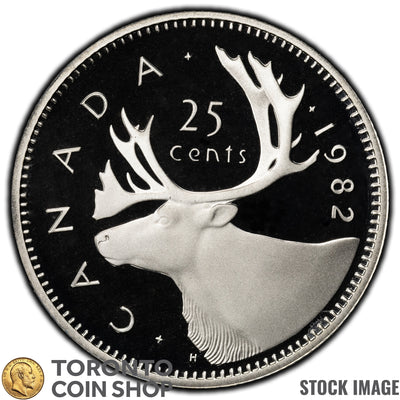 Canada 1982 25 Cents Coin - Proof Strike