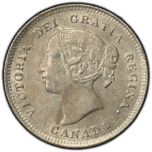 SOLD Canada 1899 5 Cents Silver Coin