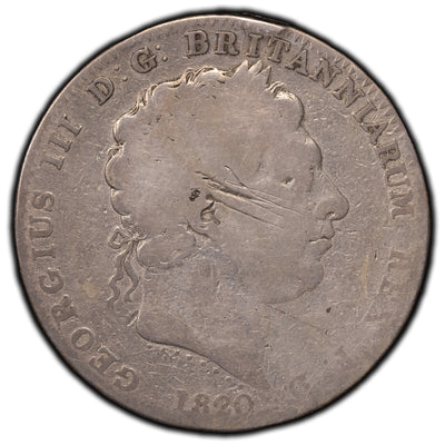 SOLD Great Britain 1820 Crown Silver Coin - Filler