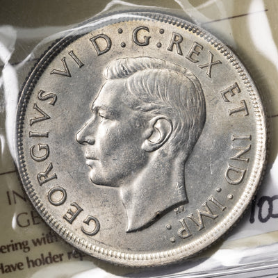 SOLD Canada 1937 $1 Silver Dollar Coin - ICCS MS-63