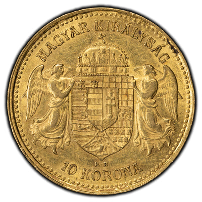 SOLD Hungary 1904 10 Korona Gold Coin KM #485