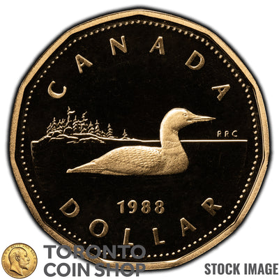 Canada 1988 $1 Dollar Coin - Proof Strike