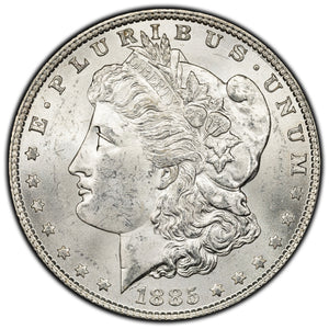 SOLD United States 1885 $1 Morgan Silver Dollar Coin