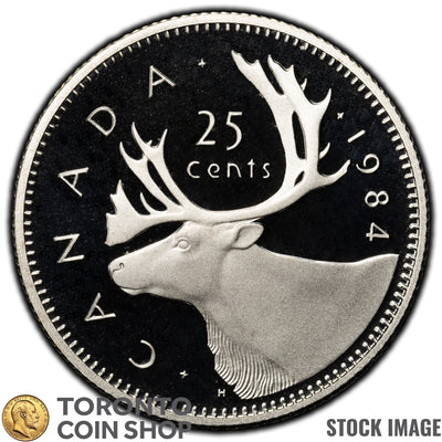 Canada 1984 25 Cents Coin - Proof Strike