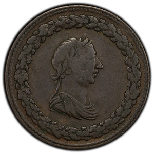 SOLD Lower Canada 1812 1/2 Half Penny Token LC-46A3