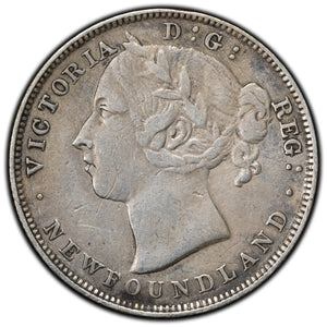 Newfoundland 1888 20 Cents Silver Coin