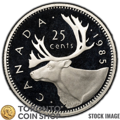 Canada 1985 25 Cents Coin - Proof Strike