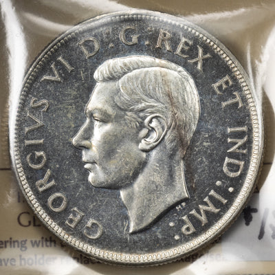 SOLD Canada 1946 $1 Silver Dollar Coin - ICCS MS-60