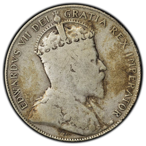 SOLD Canada 1907 50 Cents Half Dollar Silver Coin