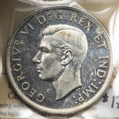 SOLD Canada 1946 $1 Silver Dollar Coin - ICCS MS-60