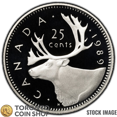 Canada 1989 25 Cents Coin - Proof Strike