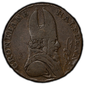 SOLD Ireland 1789 Wicklow Cronebane 1/2 Half Penny Token D&H #19