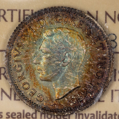 SOLD Canada 1937 10 Cents Dime Silver Coin - ICCS Specimen SP-66 Matte