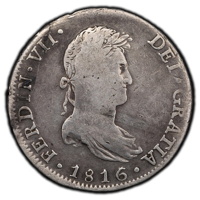 SOLD Mexico 1816 Mo-JJ 8 Reales Silver Coin