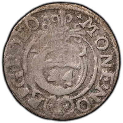 SOLD Poland 1621 1/24 Thaler Silver Coin - Sigismund III