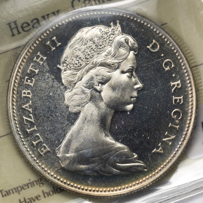SOLD Canada 1967 $1 Silver Dollar Coin - ICCS SP-67 Heavy Cameo