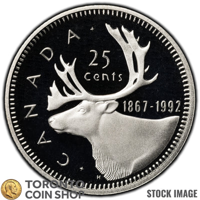 Canada 1992 (1867-1992) 25 Cents Coin - Proof Strike