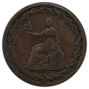 SOLD Lower Canada 1815 1/2 Half Penny Token LC-54D2