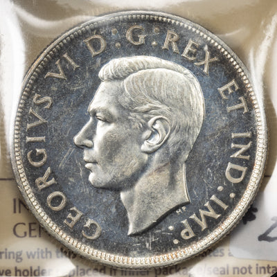 SOLD Canada 1946 $1 Silver Dollar Coin - ICCS MS-62