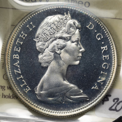 SOLD Canada 1967 $1 Silver Dollar Coin - ICCS SP-67 Heavy Cameo