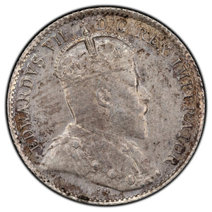SOLD Canada 1907 5 Cents Silver Coin - EF