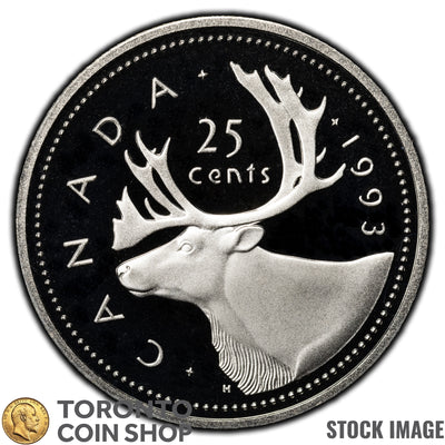 Canada 1993 25 Cents Coin - Proof Strike