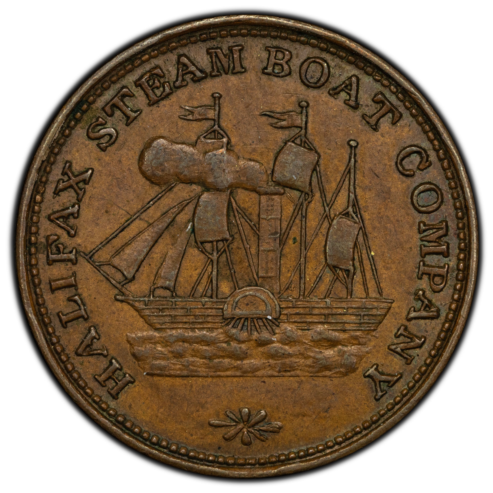 SOLD Canada Halifax Steam Boat Company Ferry Token TR-1 Br. 900 - The ...