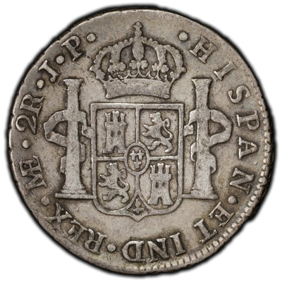 SOLD Peru 1811-JP 2 Reales Silver Coin