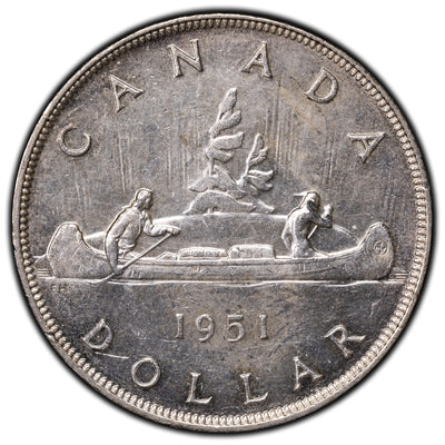SOLD Canada 1951 $1 Silver Dollar Coin