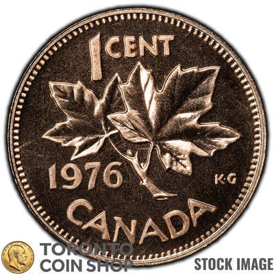 Canada 1976 1 Cent Coin - Specimen Strike